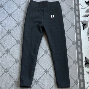 Warm Thickened Black Fleece Lined High Waist Leggings